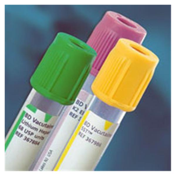 Tube Venous Blood Collection 2mL 13x75mm Pot Oxlt 4mg/ Sod Flrd 5mg LtGry 100/Pk